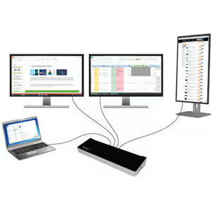StarTech Triple Monitor USB 3.0 Docking Station for Laptops