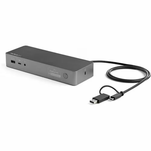 StarTech Hybrid USB-C / USB-A Dual 4K Docking Station with 100W Power Delivery