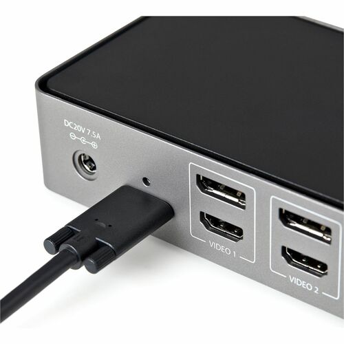 StarTech Hybrid USB-C and USB-A Triple Monitor Docking Station with 85W Power Delivery