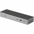 DVI docking station with multiple ports on a white background
