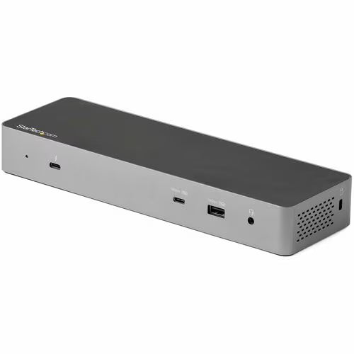 DVI docking station with multiple ports on a white background