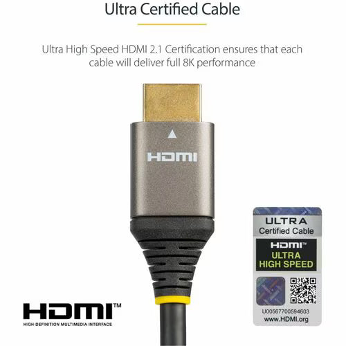 StarTech HDMM21V2M HDMI 2.1 Cable 2m 8K / 4K120