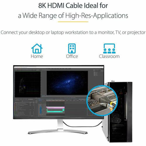 StarTech HDMM21V2M HDMI 2.1 Cable 2m 8K / 4K120