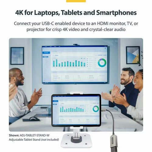 StarTech CDP2HD4K60 USB-C to HDMI Adapter 4K 60Hz