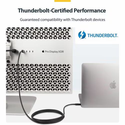 StarTech A40G2MB-TB4-CABLE Thunderbolt 4 Cable 2m 40Gbps with 100W PD