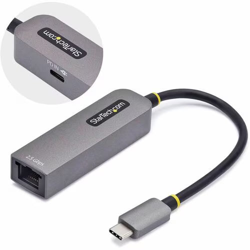 StarTech 2GPD3-USB-C-ETHERNET USB-C to 2.5GbE Adapter with 100W PD