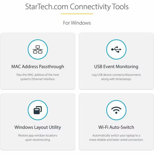 StarTech USB-C Multiport Adapter with HDMI, Ethernet and 100W Power Delivery