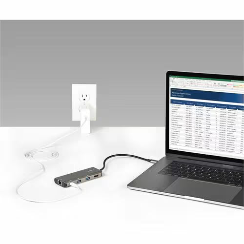 StarTech USB-C Multiport Adapter with HDMI, Ethernet and 100W Power Delivery